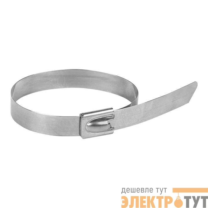 Хомут AISI 304  7.9х200 нерж. сталь FlexLock (уп.10шт) PROxima EKF plc-fl-tss-304-7.9x200-r