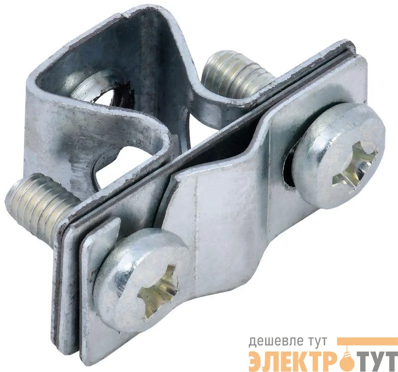 Держатель проводника кругл. 8-10мм оцинк. сталь IEK ZDP80-11-1-18