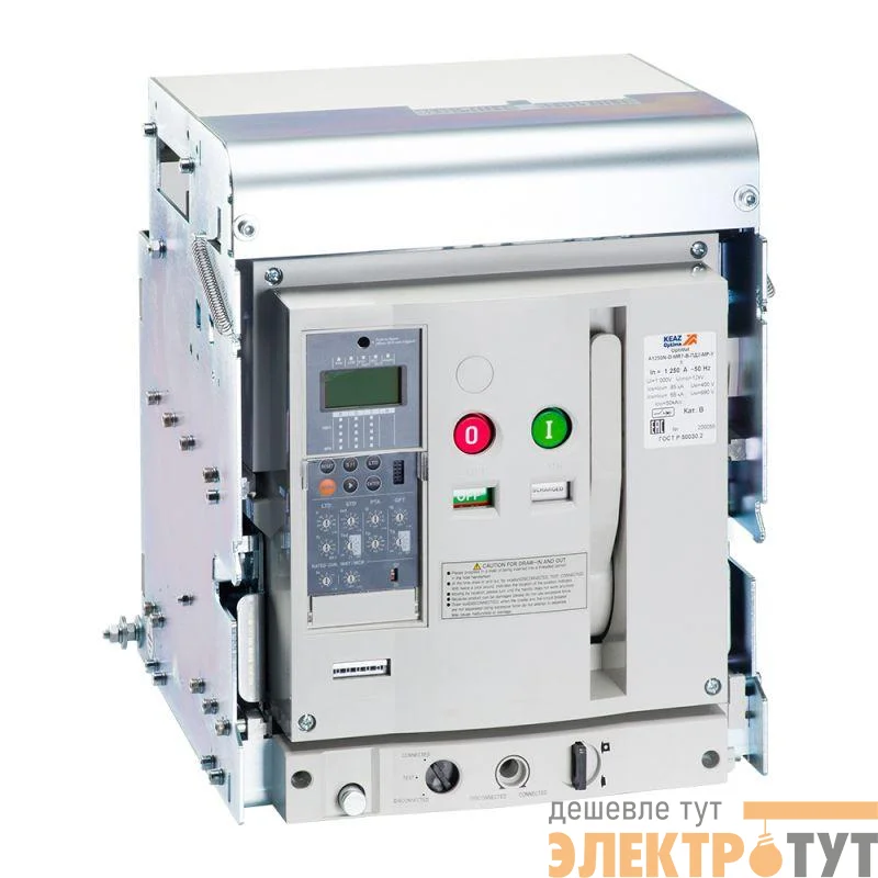 Выключатель автоматический OptiMat А 1000 S2 3P 65 D MR8.0 B C2200 M2 P05 S1 06 КЭАЗ 343801