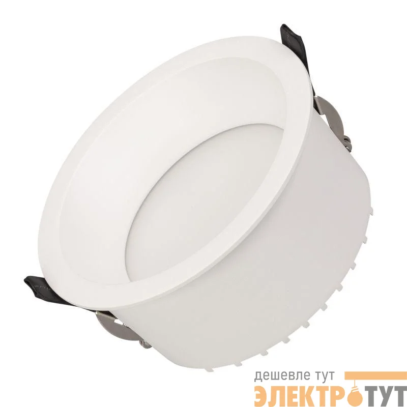 Светильник MS-DROP-BUILT-R137-24W Day4000 (WH 90 deg 230В) (IP54 металл) Arlight 040341