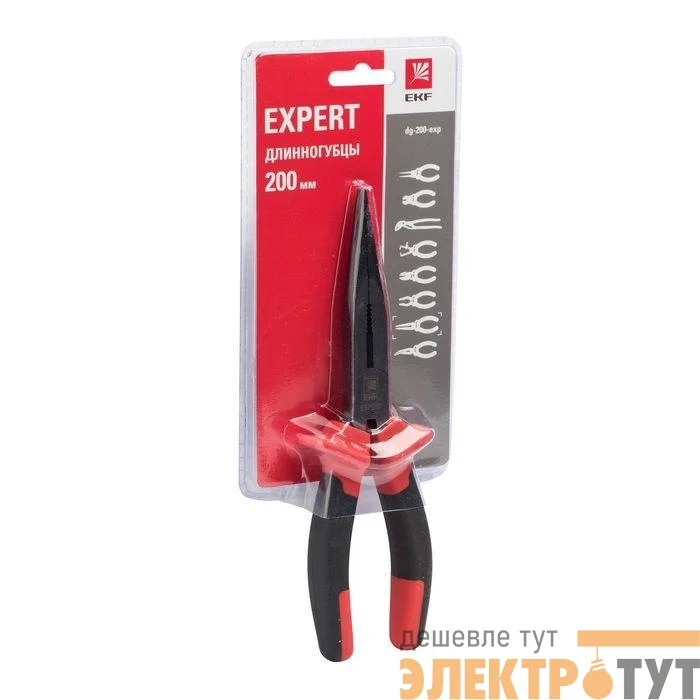 Длинногубцы 200мм Expert PROxima EKF dg-200-exp