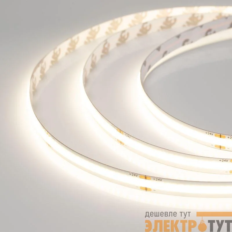 Лента светодиодная COB-X378-8mm 24V Day 4000К 11.5Вт/м IP20 CSP (уп.5м) Arlight 031884(2)
