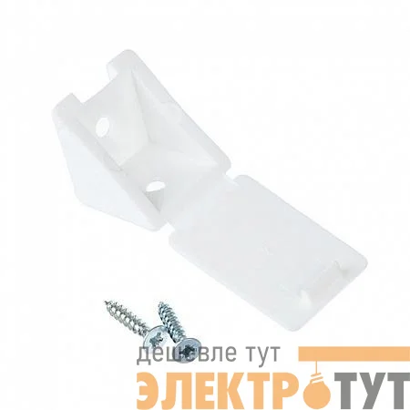 Уголок мебельный с шурупом бел. (уп.4шт) Tech-Krep/Zitar 108982