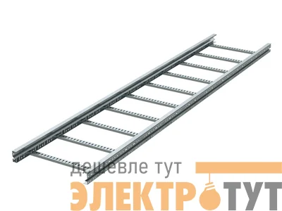 Лоток лестничный 500х80 L6000 сталь 1.5мм тяжелый (лонжерон) гор. оцинк. DKC ULM685HDZ