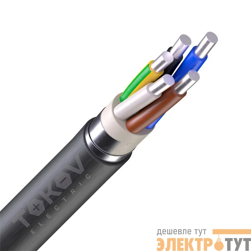 Кабель TOKOV ELECTRIC АВБШв 5х35 ОК (N PE) 0.66кВ (м) УТ000030782