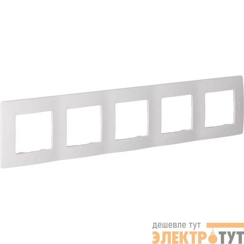 Рамка 5-м Etika бел. IEK 672505