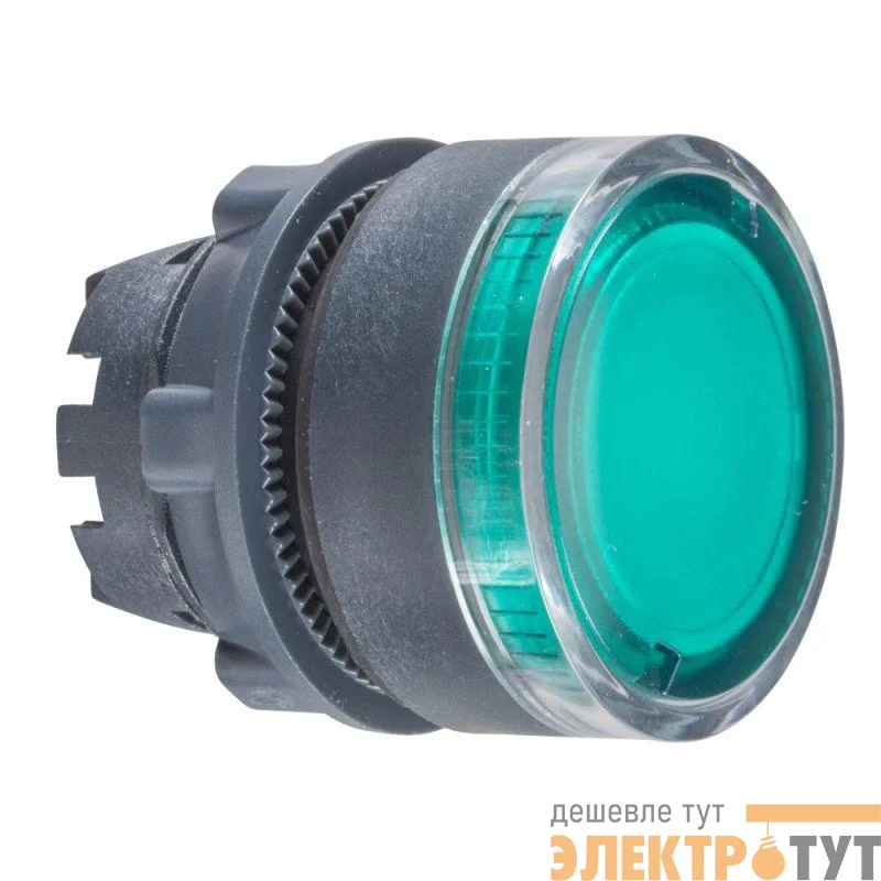 Корпус кноп. с подсветкой зел. SchE ZB5AW33
