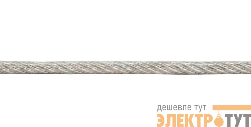 Трос стальной в ПВХ изоляции d2.0-3.0мм (уп.10м) Tech-Krep 127852