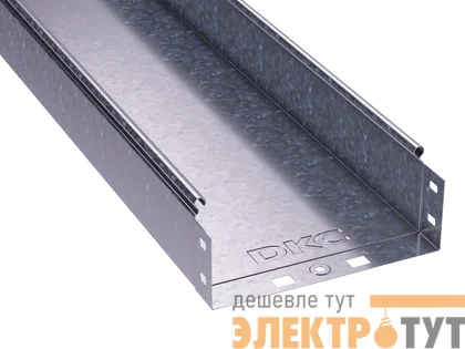 Лоток листовой неперфорированный 100х80 L3000 сталь 0.7мм DKC 35062
