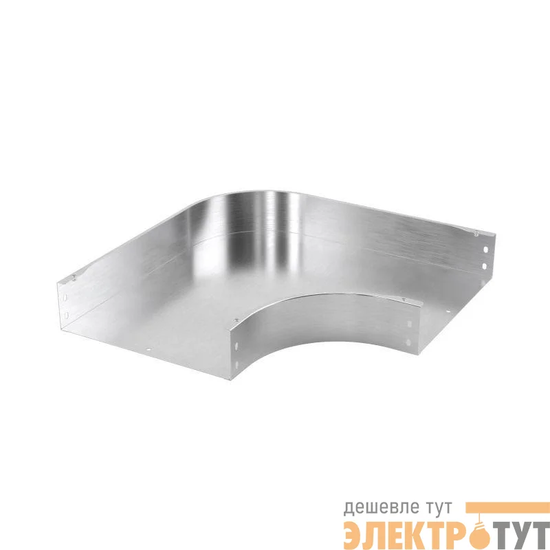 Угол для лотка горизонтальный 90град. 100х600 0.8мм нерж. сталь INOX304 в комплекте с крепеж. элементами DKC ISDL1060KC