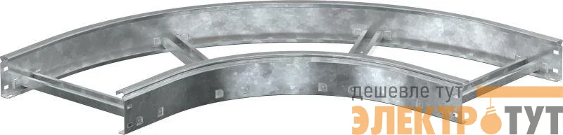 Угол для лотка 90град. 300х100 R300 LESTA HDZ IEK CPG04-4-90-100-300-HDZ