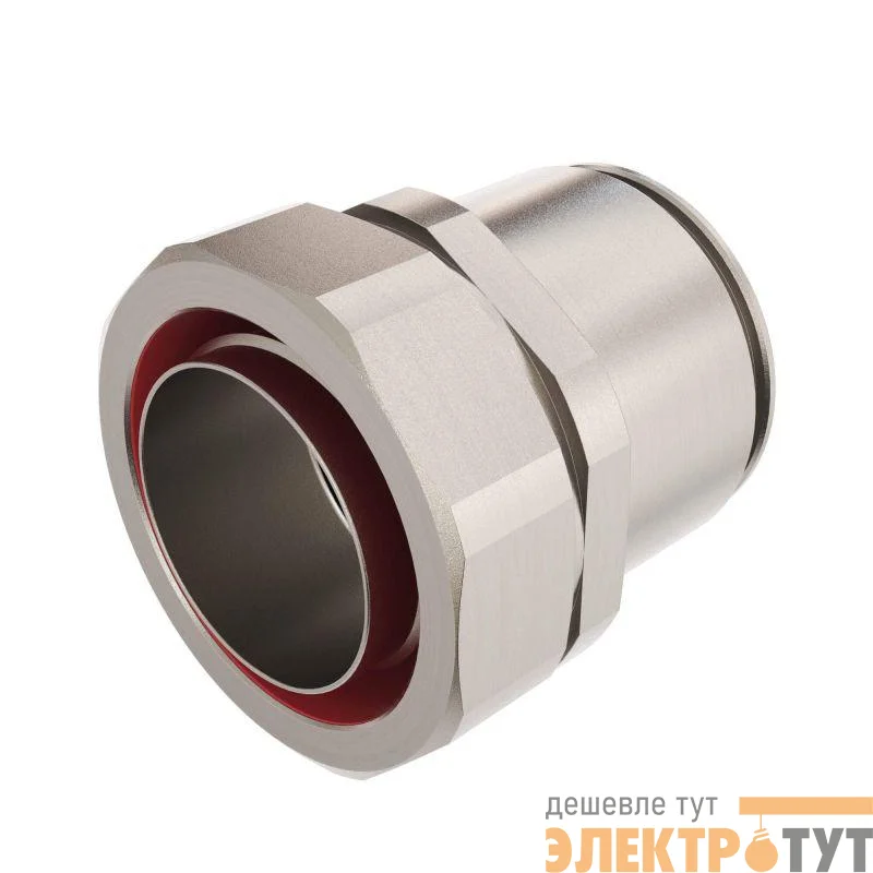 Муфта металлорукав DN 40-жесткая труба d40мм IP66/IP67 никелир. латунь DKC 6117-40