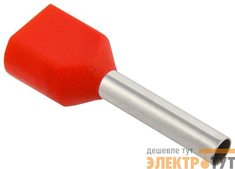 Наконечник НШВИ(2) 1.5-12 красн. (уп.100шт) IEK UTE10-D2-6-100