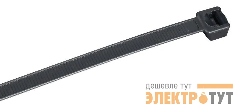 Хомут 7.6х200мм P6.6 стандартный черн. (уп.100шт) IEK UHH30-D076-200-100-K02