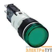 Лампа сигнальная 16мм 12-24В зел. SchE XB6AV3BB