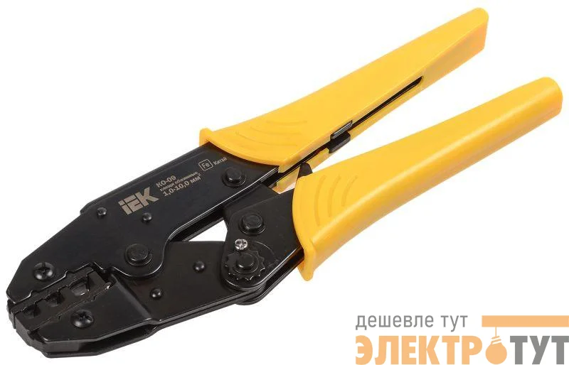 Клещи для обжима КО-09 1.0-10кв.мм IEK TKL30-D15-006