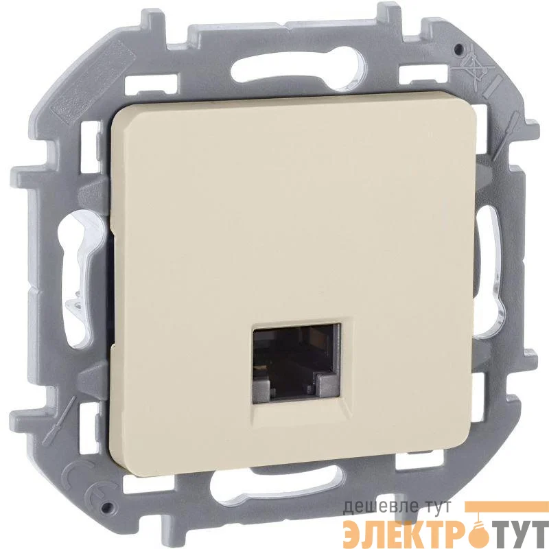 Розетка компьютерная Inspiria RJ45 кат.5E UTP сл. кость IEK 673826