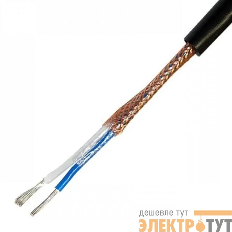 Кабель МКЭШнг(А)-LS 2х0.75 500В (бухта) (м) АЛЬФАКАБЕЛЬ 657661