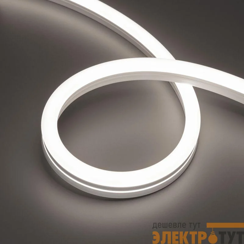 Лента светодиодная MOONLIGHT-SIDE-A140-12x24mm 24V Day 5000К 9.6Вт/м IP68 wire x2 прямой вывод кабеля герметичная (уп.5м) Arlight 042800