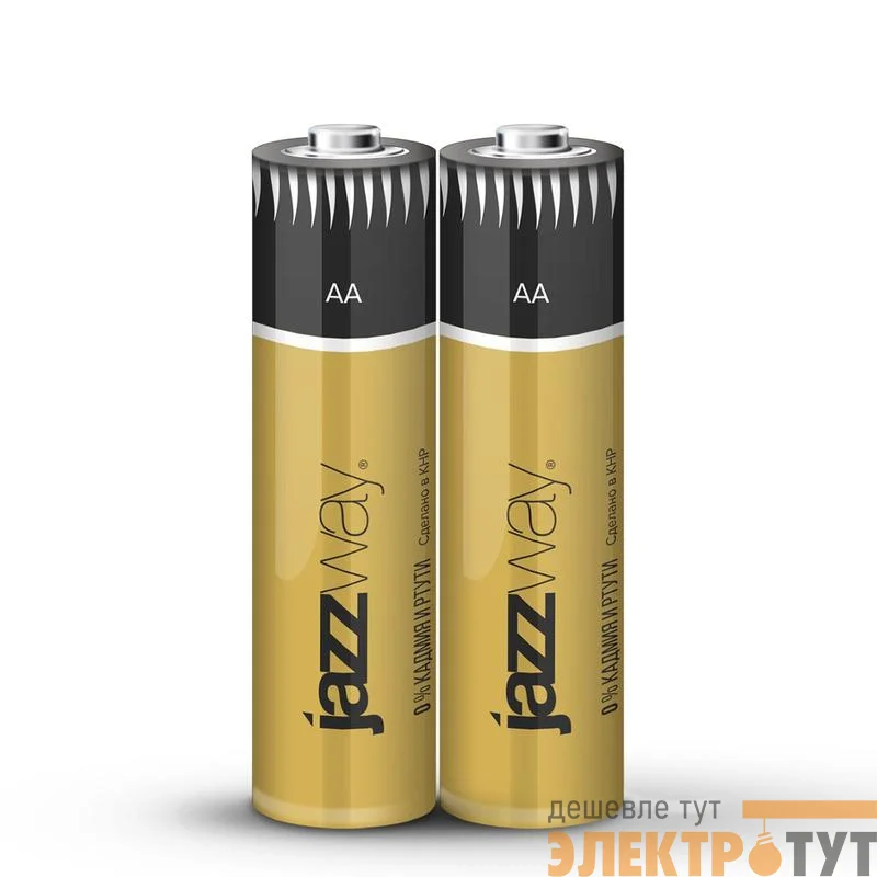 Элемент питания алкалиновый AA/LR6 1.2В Premium Alkaline BL-2 (блист.2шт) JazzWay 5026896