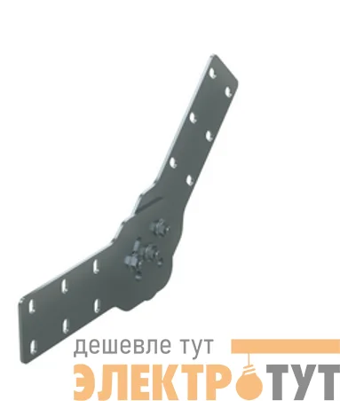 Соединитель для лотка шарнирный вертикал. H=100мм цинк-ламель DKC UVH010HDZL