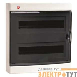 Бокс ОП IP40 36м сер/дым. двер. клемм. DKC 84736