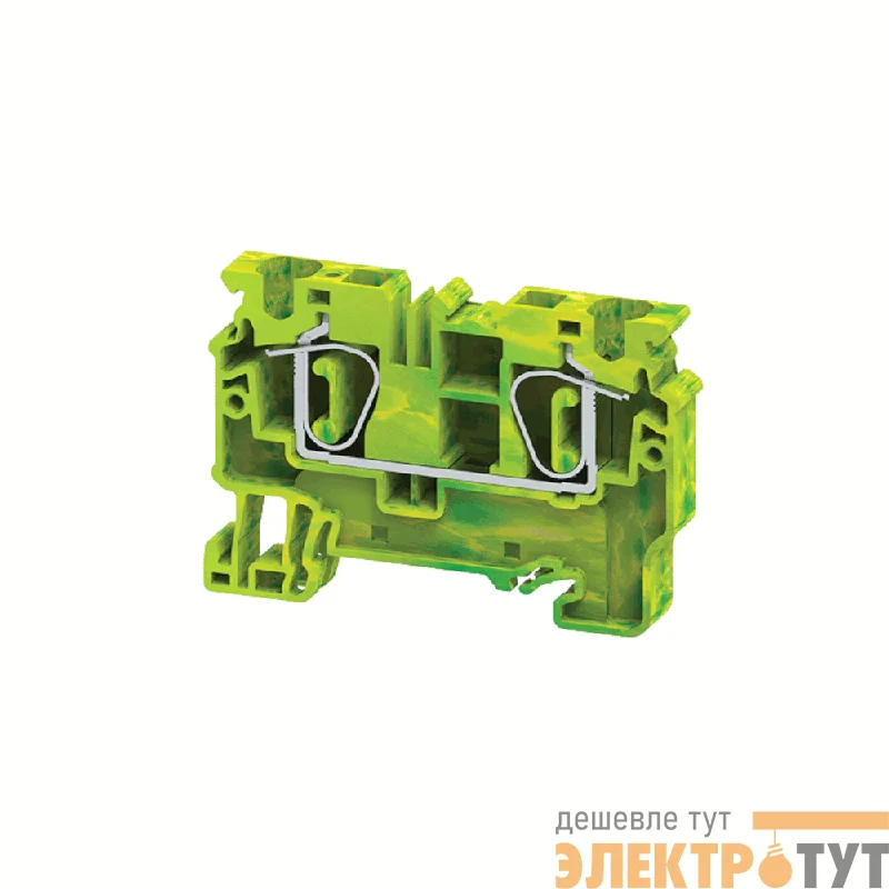 Клемма заземляющая пружинная OptiClip CXG-6-PE-I-(0.2-6)-PEN КЭАЗ 289761