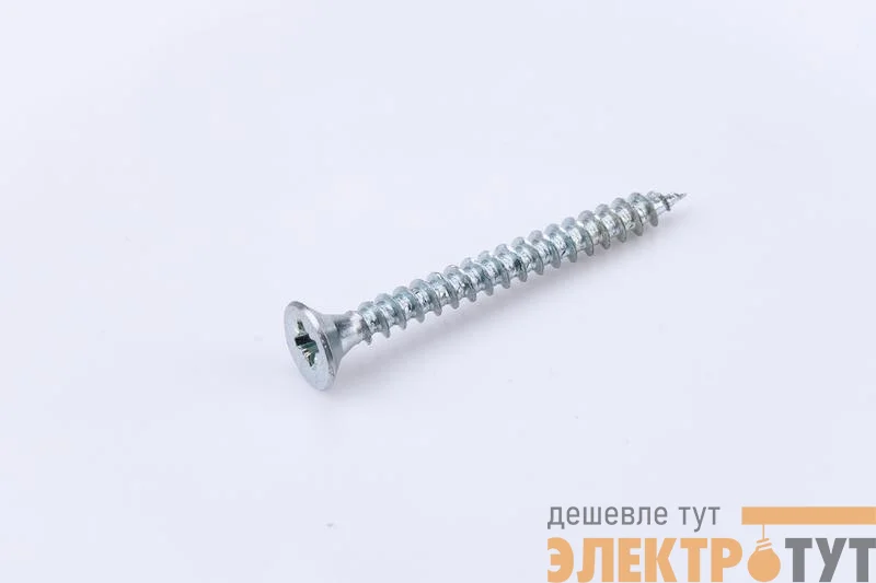 Саморез универсальный 4.0х40 бел. цинк (уп.200шт) коробка СТРОЙМЕТИЗ UTORM2150675