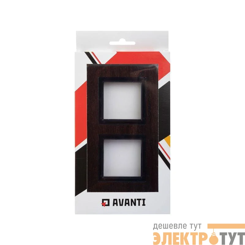 Рамка 2-м 4мод. Avanti натуральн. дерево венге DKC 4402844