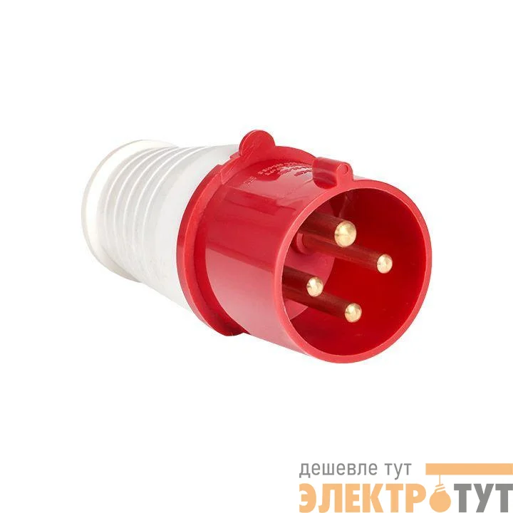 Вилка переносная 014 16А 3P+PE 380В IP44 EKF ps-014-16-380