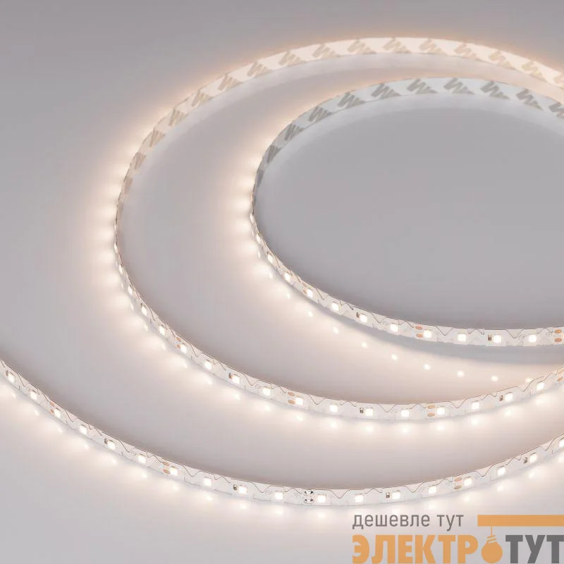 Лента светодиодная RZ-A80-8mm 24V Warm 3500К 8Вт/м IP20 2835 (уп.5м) Arlight 046014