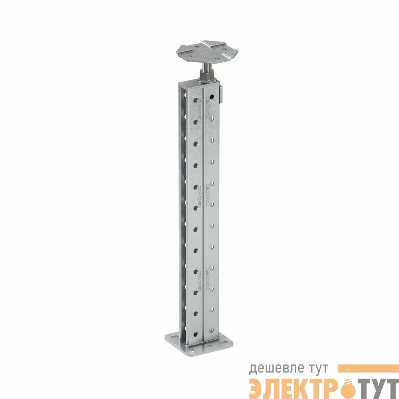 Стойка фальшпола двойная L1425мм регулировка 1395-1455мм DKC STD1425