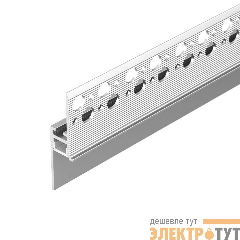 Профиль PLINTUS-FANTOM-H20-2000 ANOD L2000 алюм. Arlight 048685