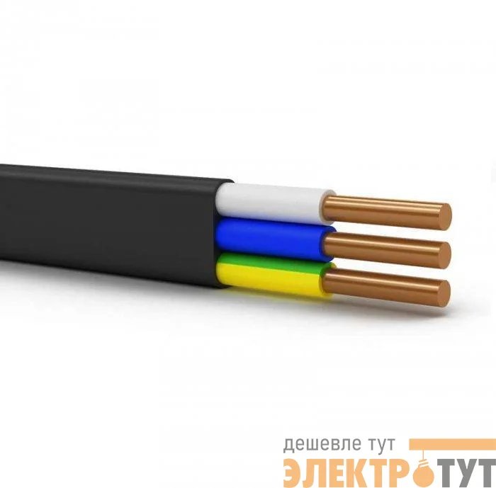 Кабель ВВГ-Пнг(А)-LS 3х10 ОК (N PE) 0.66кВ (м) Энергокабель ЭИЗМ1000028