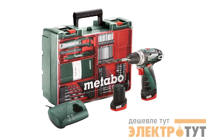 Винтоверт аккумуляторный PowerMaxx BS Basic Set 2х2.0Ач с наб.осн Metabo 600080880
