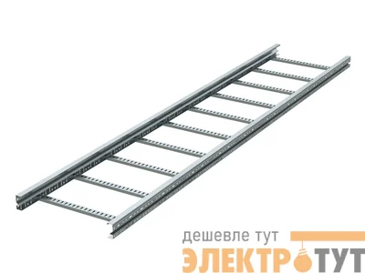 Лоток лестничный 300х80 L6000 сталь 1.5мм тяжелый (лонжерон) гор. оцинк. DKC ULM683HDZ