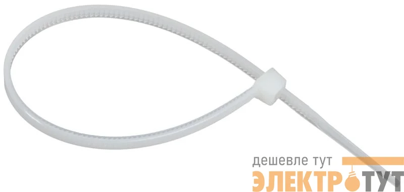 Хомут 2.5х150мм P6.6 стандартный бел. (уп.100шт) IEK UHH30-D025-150-100-K01