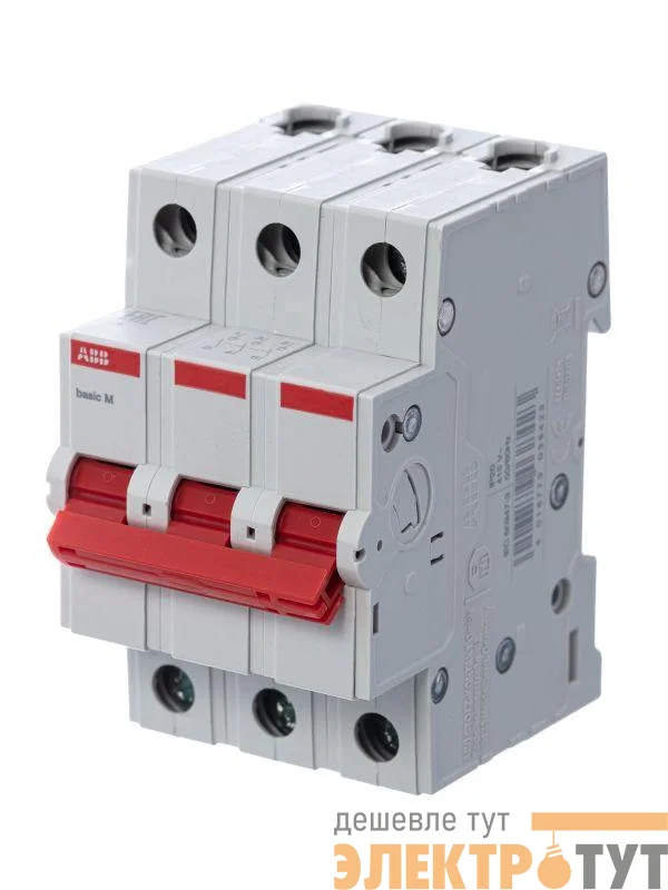 Выключатель нагрузки мод. 3п 40А Basic M BMD51340 ABB 2CDD643051R0040