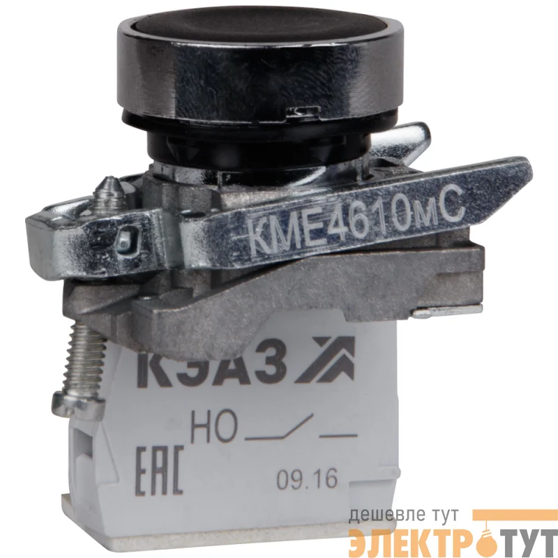 Кнопка КМЕ4522м-красный-2но+2нз-цилиндр-IP54 КЭАЗ 293182