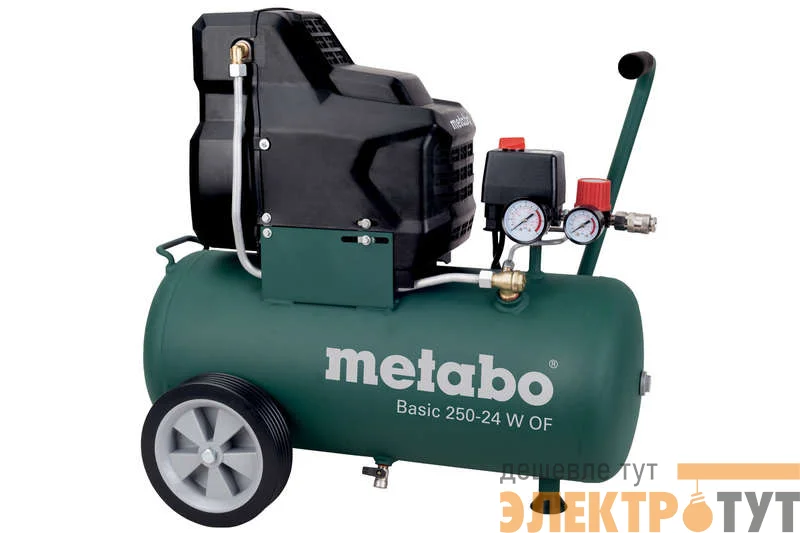 Компрессор безмасляный Basic 250-24 W OF 1.5кВт 24л Metabo 601532000