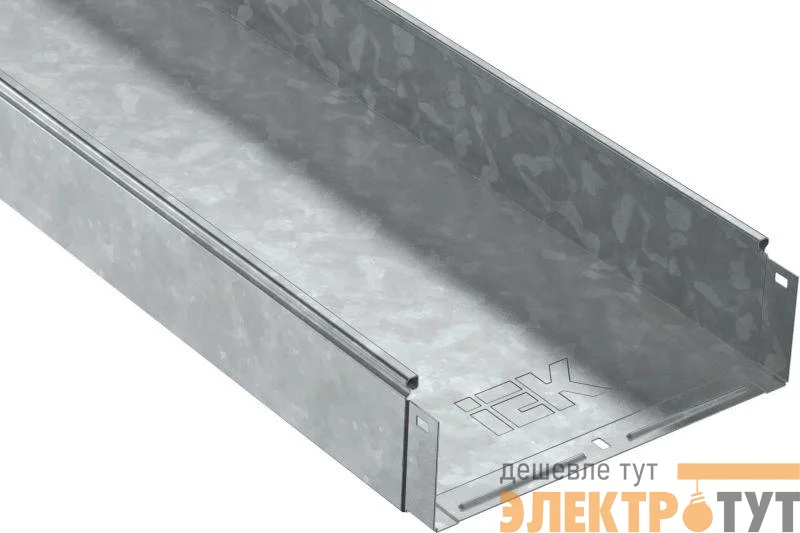 Лоток листовой неперфорированный 200х100 L3000 сталь HDZ IEK CLN10-100-200-3-M-HDZ