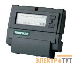 Счетчик "Меркурий" 200.04 1ф 5-60А 1 класс точн. многотариф.; CAN PLCI ЖКИ Моск. вр. Инкотекс 32589