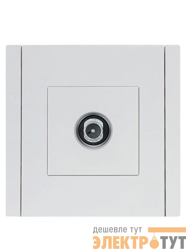 Розетка TV проходная FORTE&PIANO FP229 бел. IEK FP-A10-P-K01