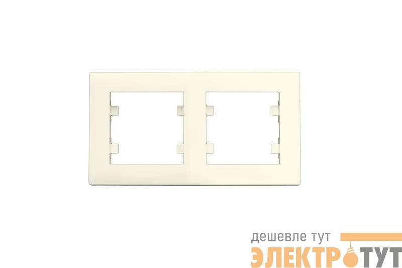 Рамка 2-м Karea RIZZ крем Makel 88010702