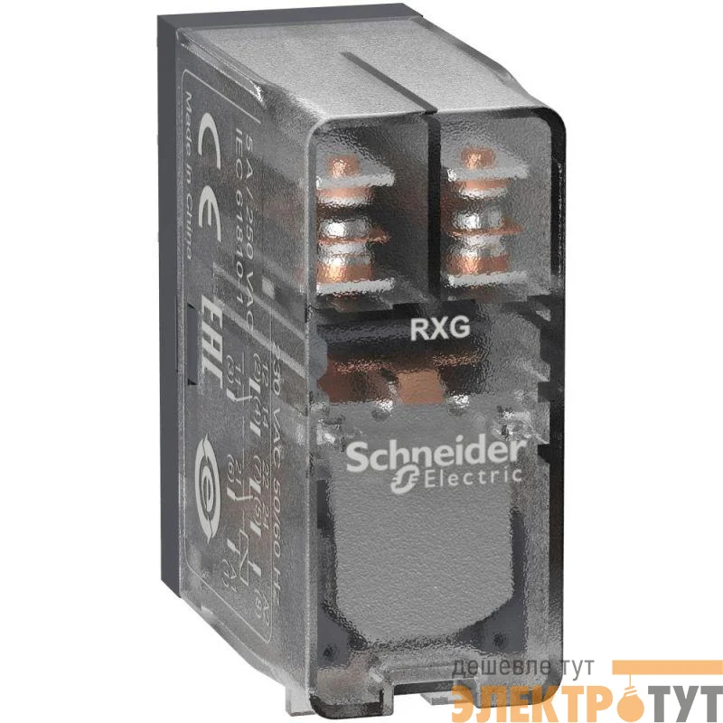 Реле промежуточное 5А 2СО~230В SchE RXG25P7