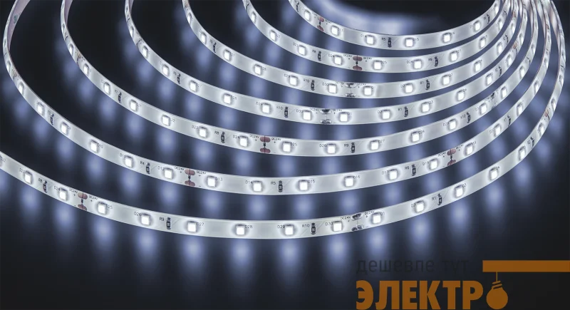Лента светодиодная 95 300 NLS-2835CW60-4.8-IP65-24V (уп.5м) Navigator 95300
