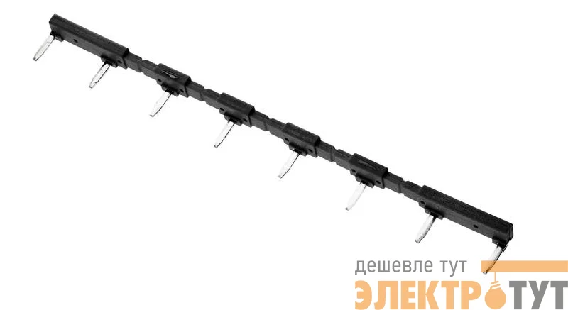 Соединитель шинный 8п для розеток 95.03 95.05 черн. (уп.10шт) FINDER 095180