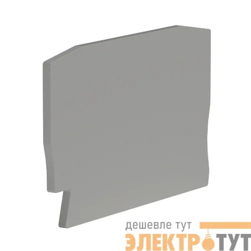 Крышка для клеммы 2 точки подключения на 2.5кв.мм DKC ZEFC201GR