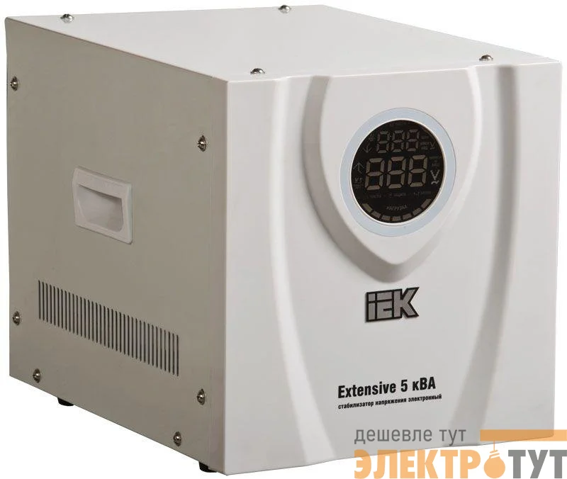 Стабилизатор напряжения Extensive 5кВА переносной IEK IVS23-1-05000