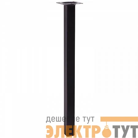 Ножка квадратная нерегулируемая 25х25х400мм метал. черн. Tech-Krep/Zitar 151258